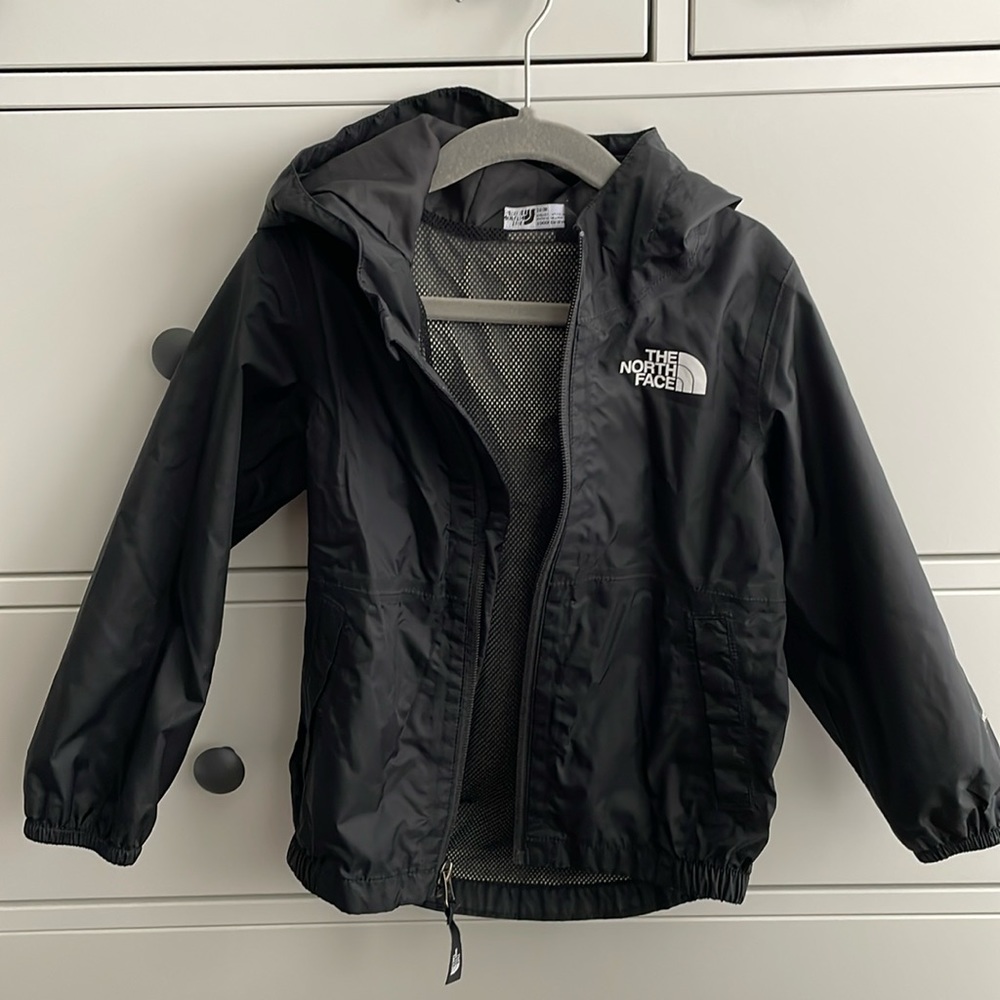North Face Zipline Rain Jacket, Black, Toddler 3T